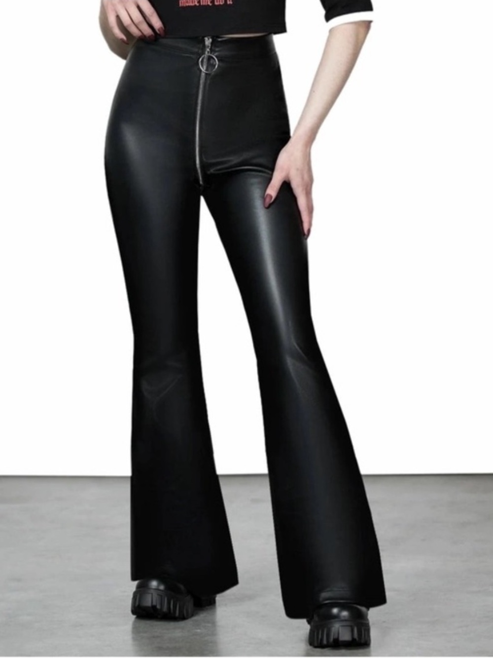 Killstar - Mother Of Demons Black Flare Pants XS